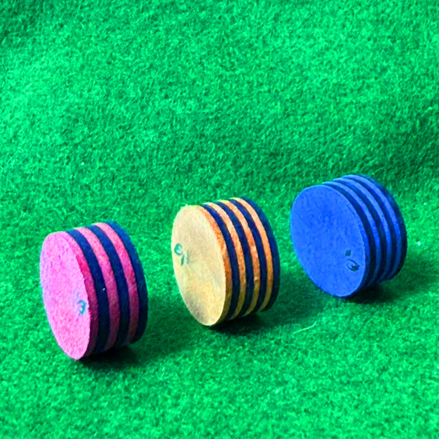 Cue Tip Replacement Tip Kit Professional Leather Tips for Pool Snooker Cue Maintenance