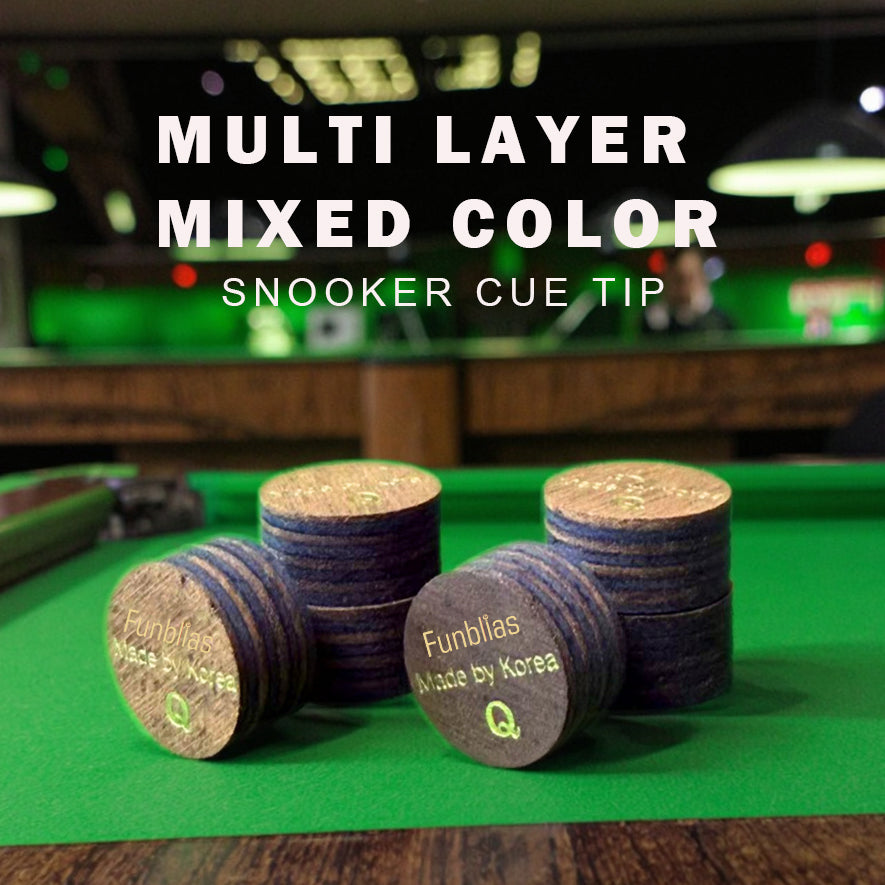 Premium Pig Skin Leather Pool Snooker Cue Tips 10mm-13mm Various Hardness