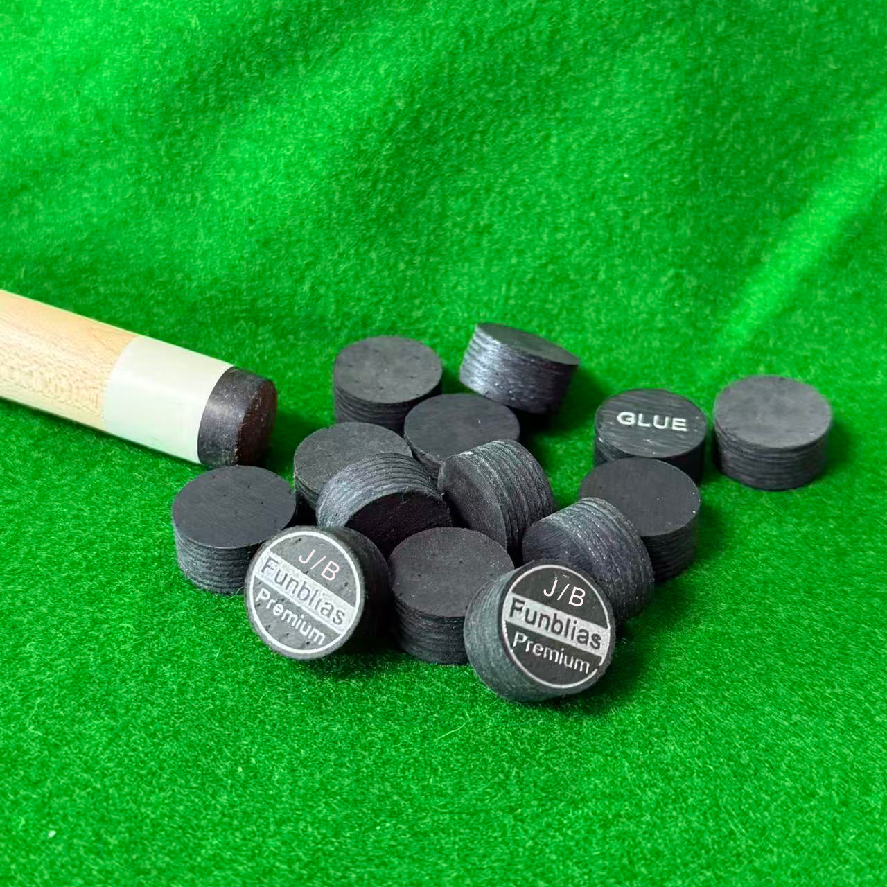 Billiard Tips Pool Cue Tip Hard Pressed Leather Durable High Density for Break Jump Cue