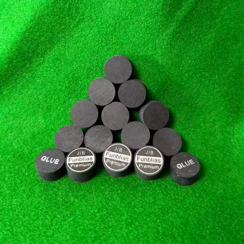 Billiard Tips Pool Cue Tip Hard Pressed Leather Durable High Density for Break Jump Cue