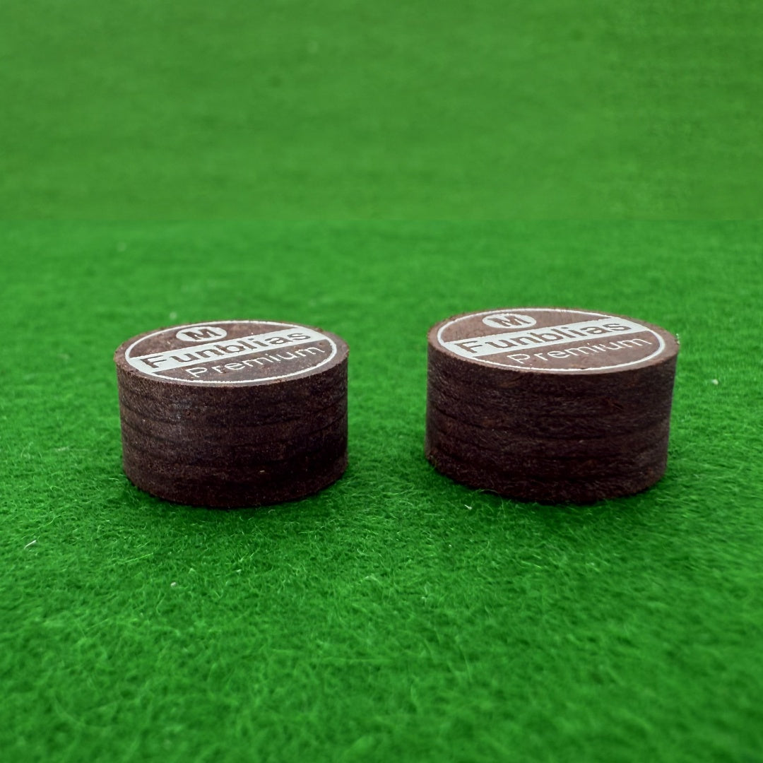 Pool Cue Tip Medium Hard All-Round Performance Leather Tip 11mm 12mm 13mm Popular Size