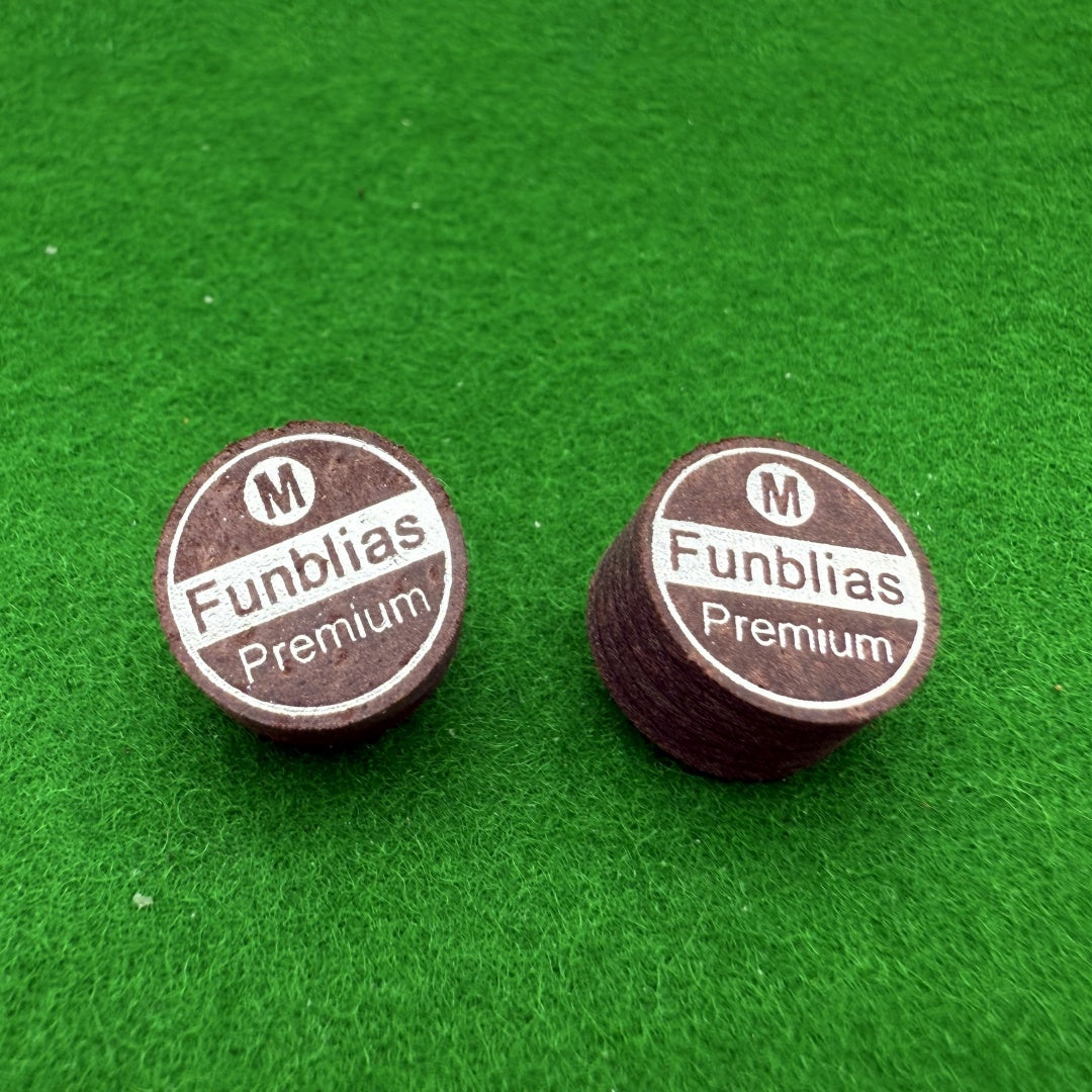 Pool Cue Tip Medium Hard All-Round Performance Leather Tip 11mm 12mm 13mm Popular Size