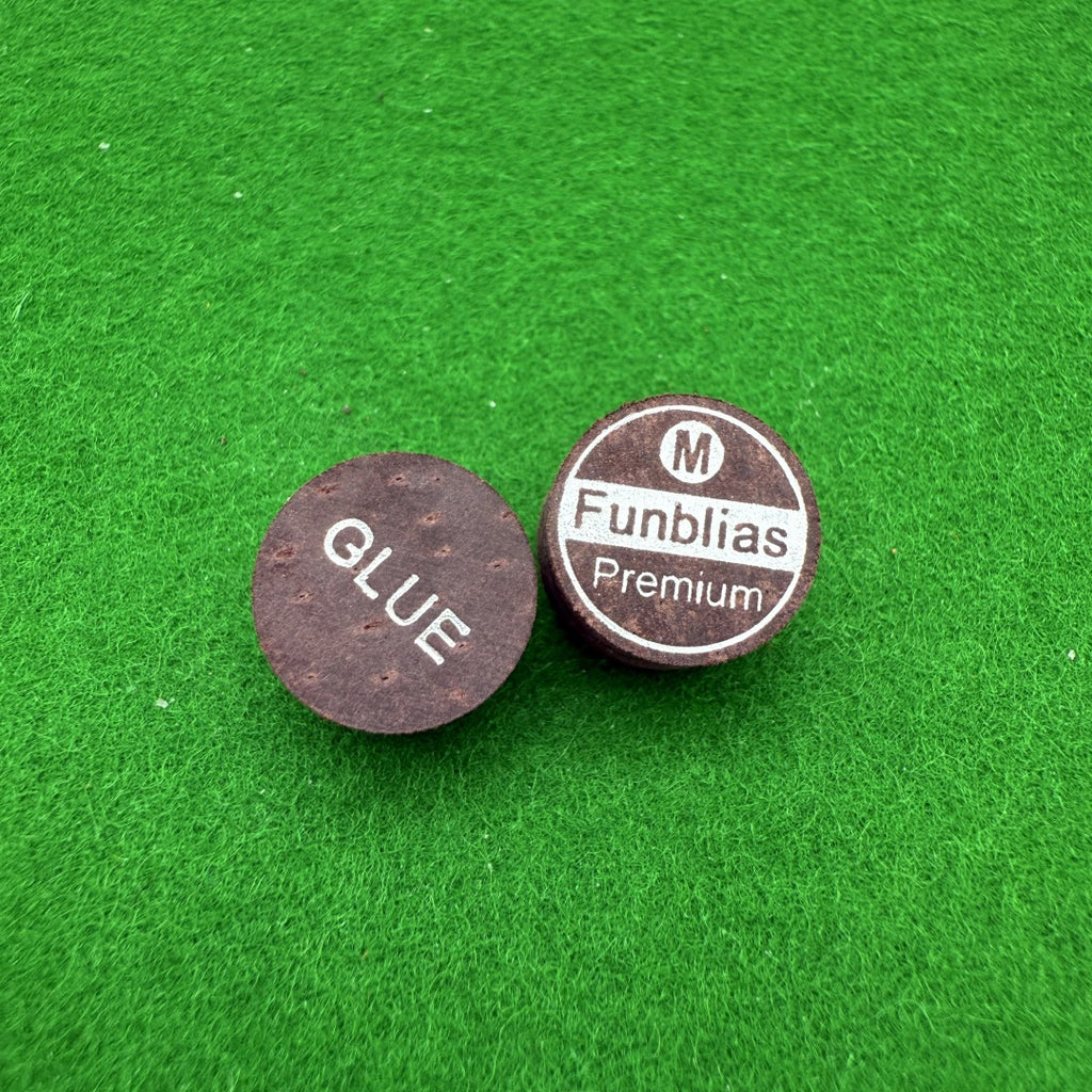Pool Cue Tip Medium Hard All-Round Performance Leather Tip 11mm 12mm 13mm Popular Size
